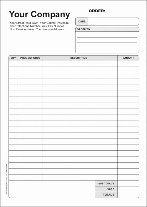 Online order form Template Best Of order forms