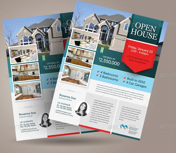 Open House Brochure Template Awesome Open House Flyer Templates – 39 Free Psd format Download