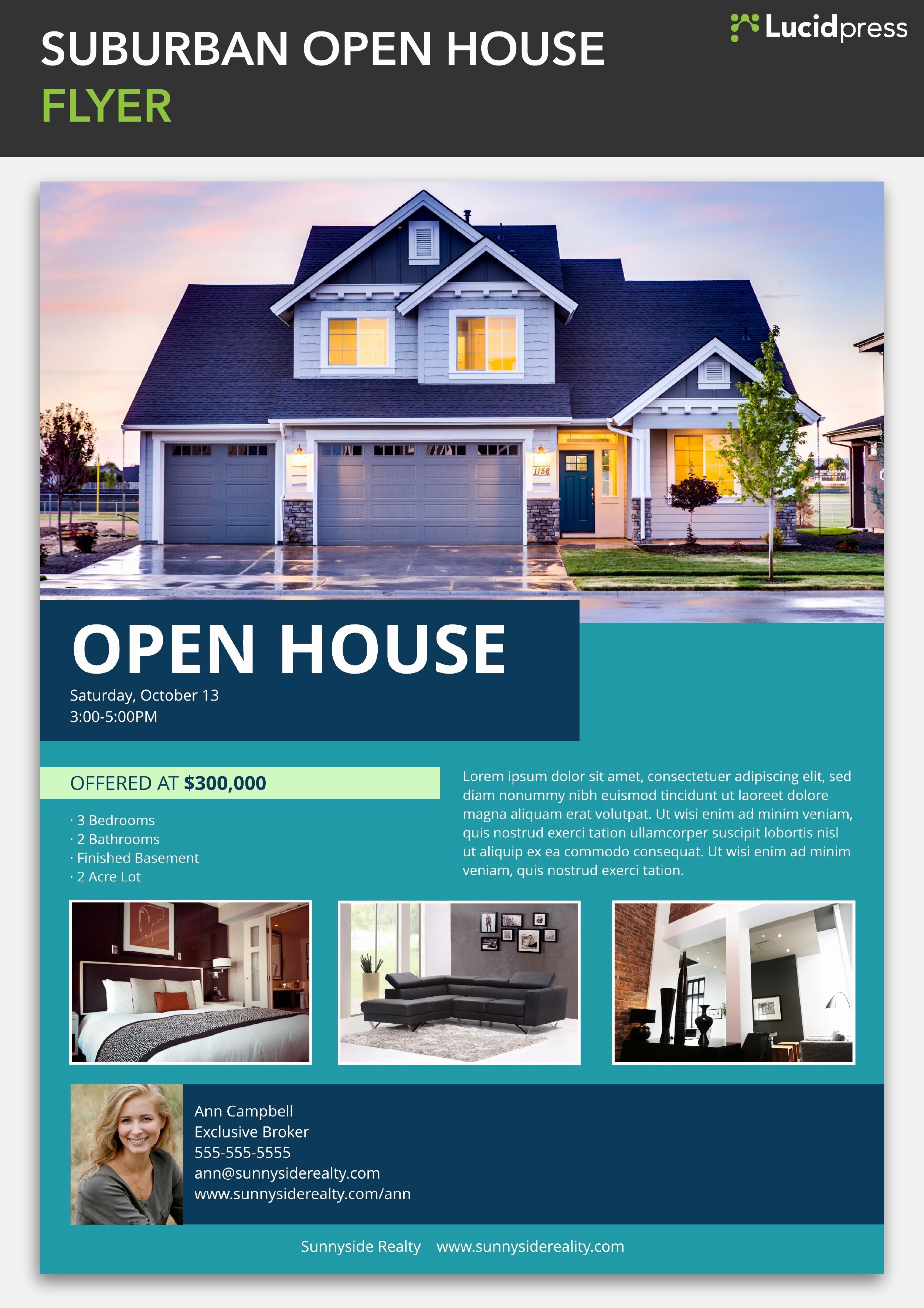 Open House Brochure Template New How to Build A social Media Campaign for Real Estate