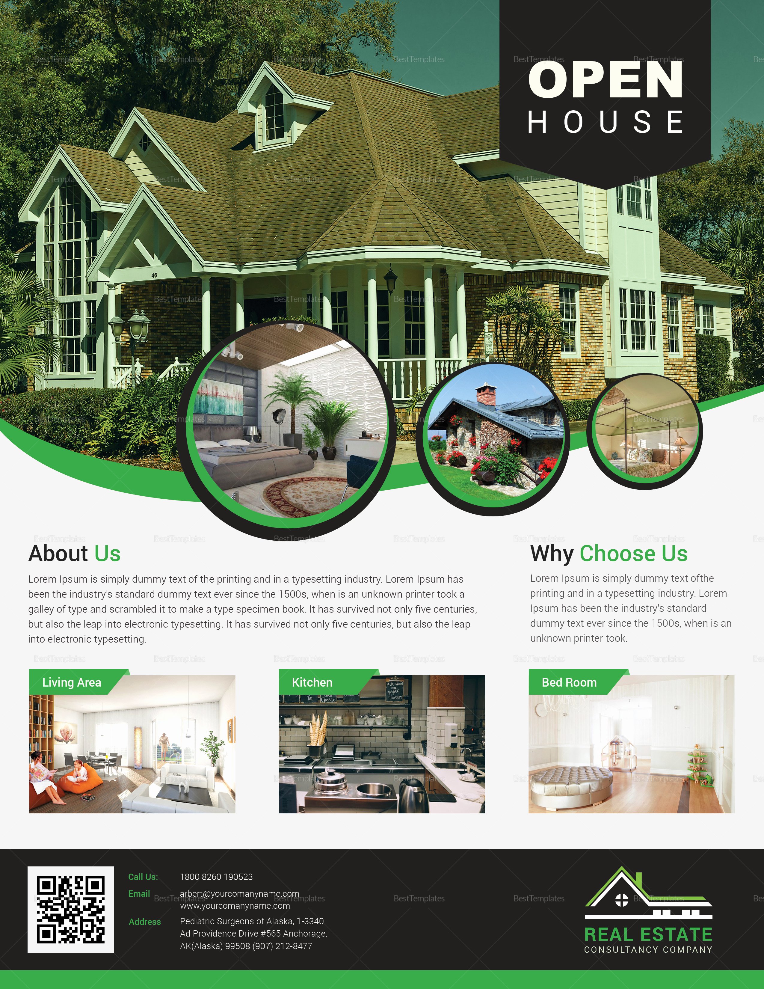 Open House Flyer Template Publisher Inspirational Real Estate Open House Flyer Design Template In Word Psd