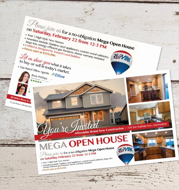 Open House Postcard Template Beautiful Real Estate Postcard Template – 22 Free Psd Vector Eps