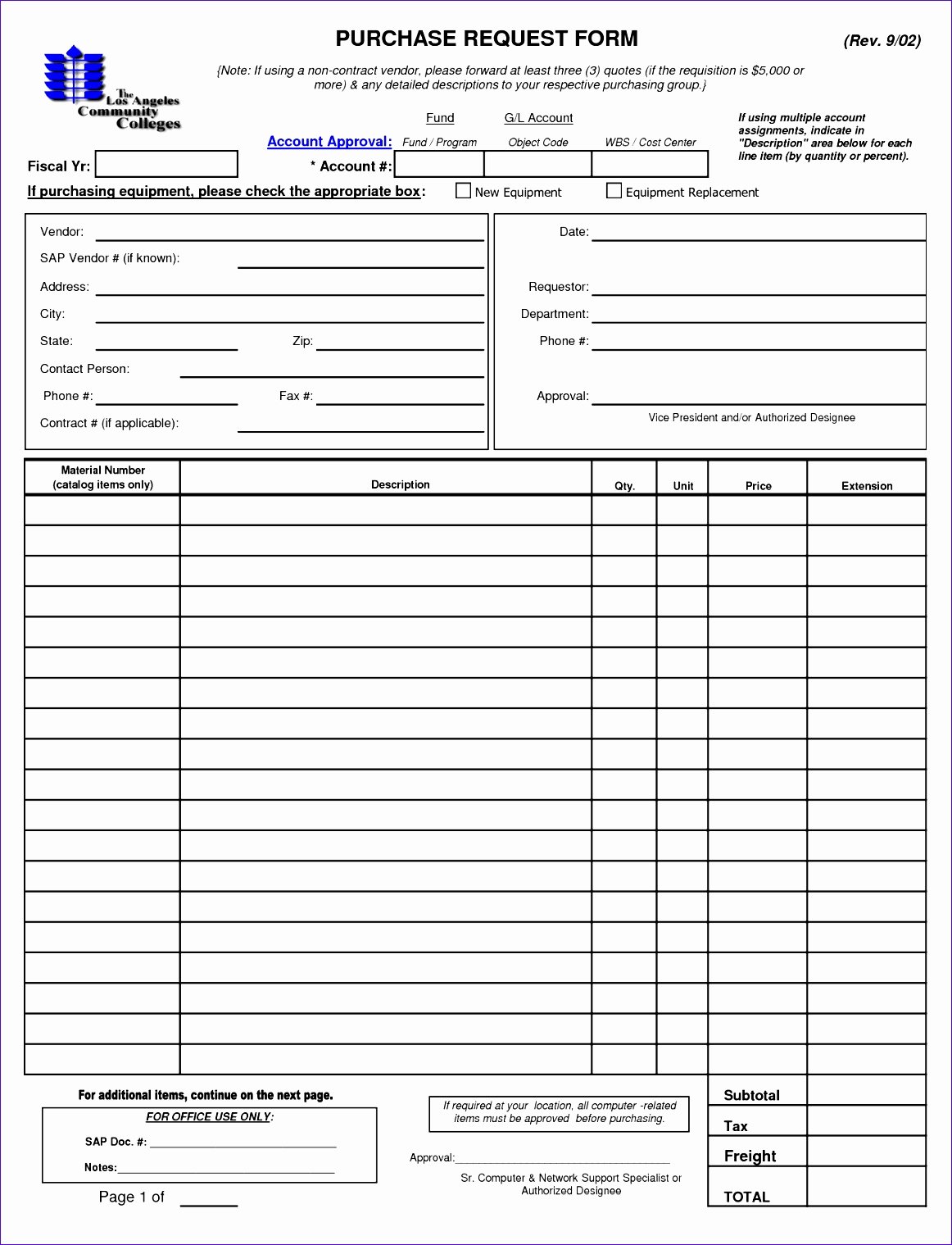 Ordering form Template Excel New 10 Purchase Request form Template Excel Exceltemplates