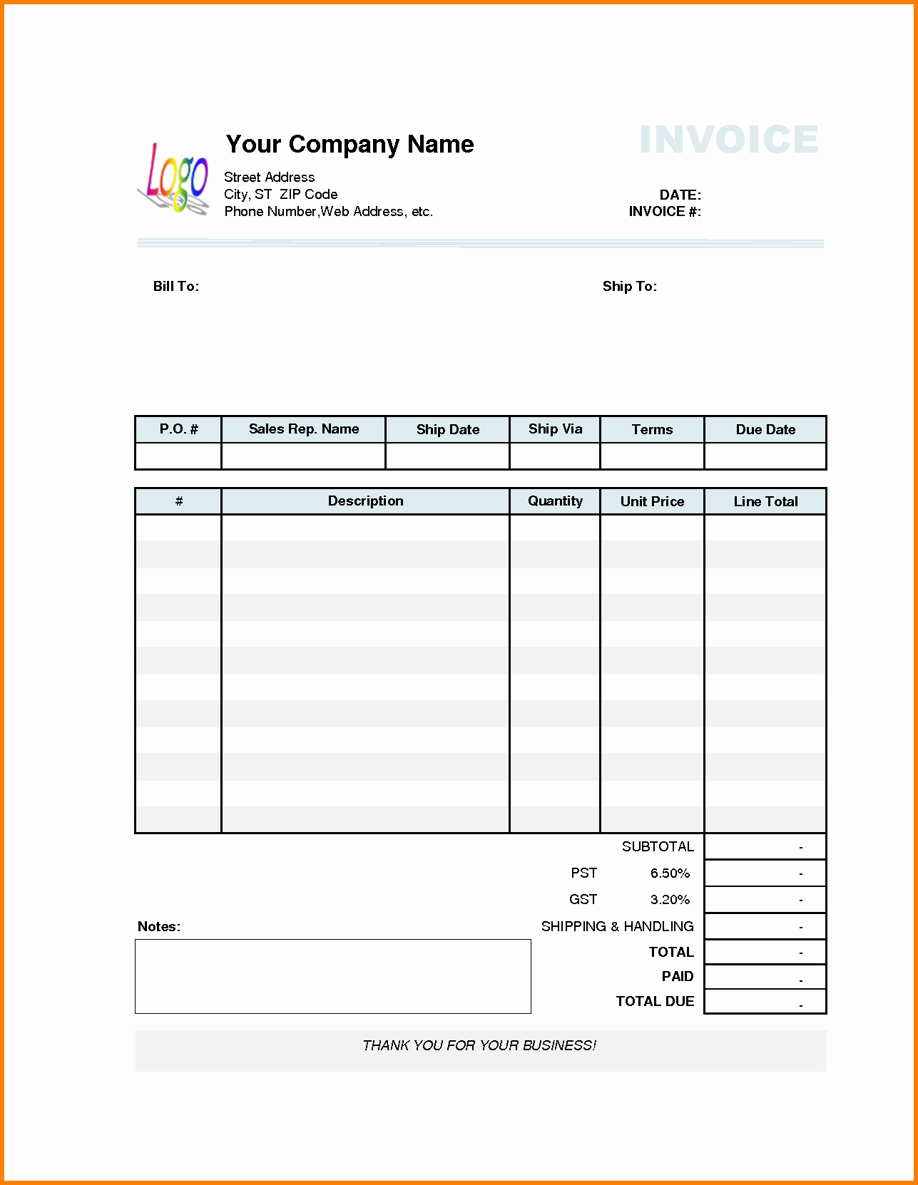 Paid In Full Invoice Template Awesome Paid In Full Receipt Template Portablegasgrillweber