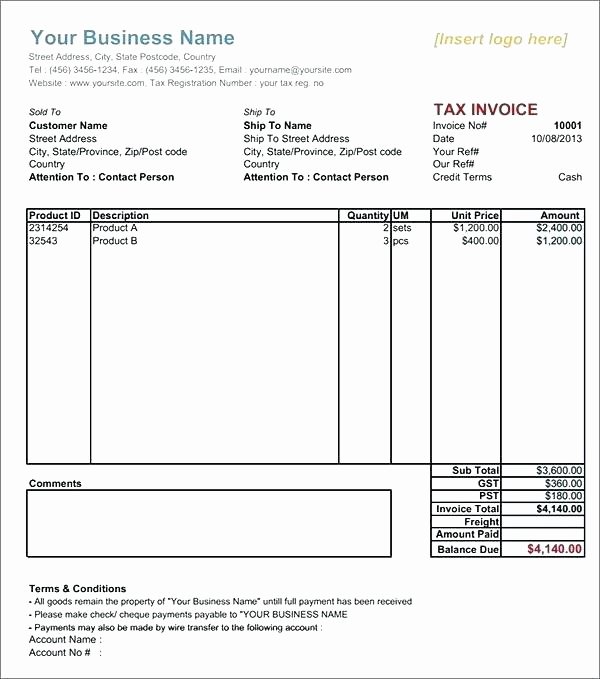 Paid In Full Invoice Template Luxury Paid In Full Invoice Billing Schedule Includes All the