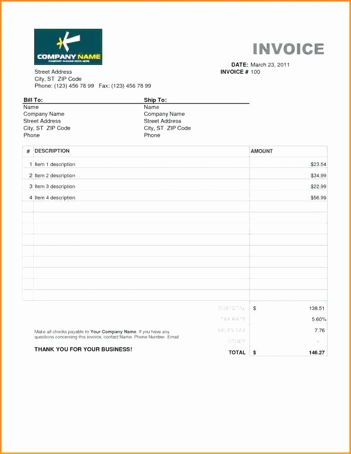 Paid Invoice Receipt Template Best Of Hotel Invoice Template Excel Editable Receipt Template