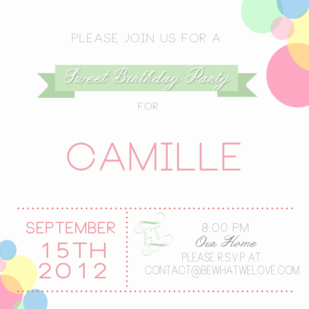 Party Invitation Email Template Fresh Free Email Party Invitations