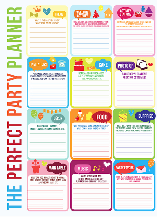 Party Plan Checklist Template Lovely Kara S Party Ideas Free Download Party Planning Timeline