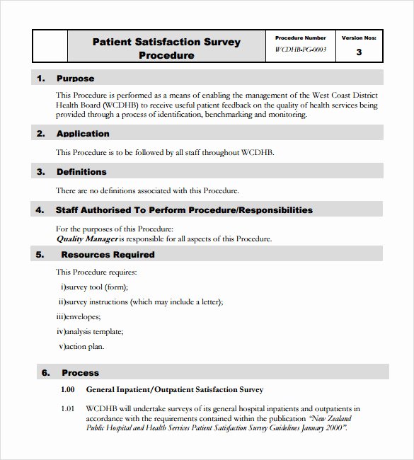 Patient Satisfaction Survey Template Luxury 10 Patient Satisfaction Survey Samples