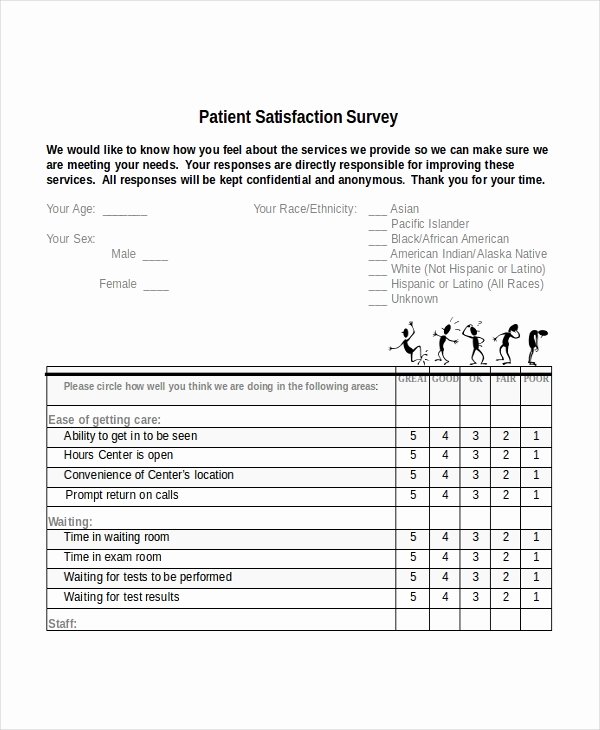 Patient Satisfaction Survey Template Luxury 32 Survey Template Free Sample Example format