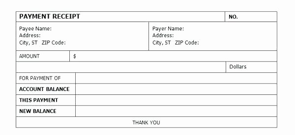 Payment Receipt Template Excel Luxury Receipt Payment that Will You to Make Your Own Receipts