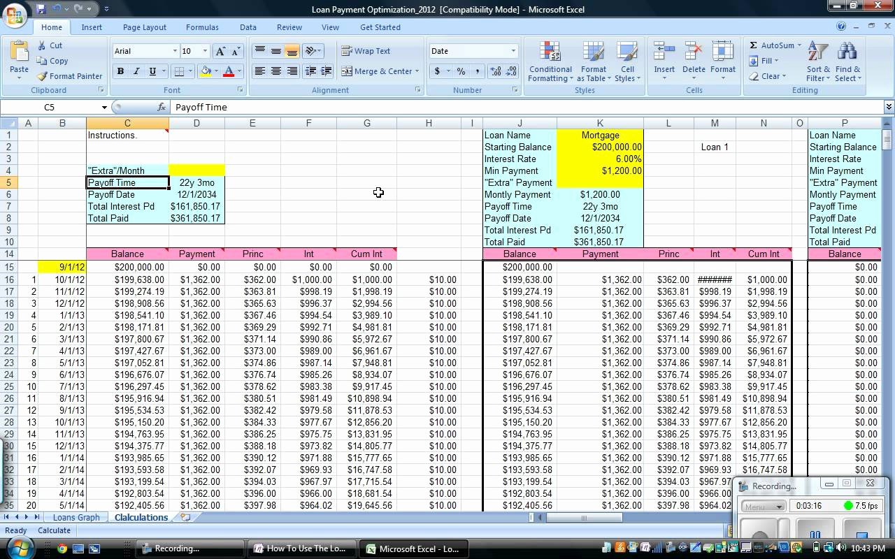 Payment Schedule Template Excel Best Of Reverse Mortgage Amortization Spreadsheet and Mortgage