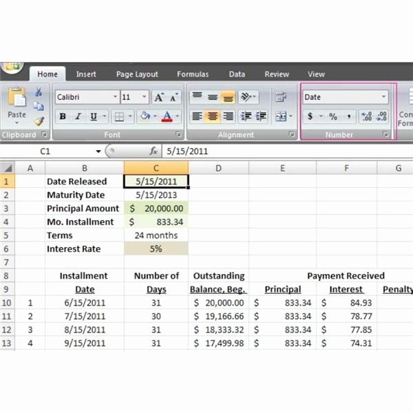 Payment Schedule Template Excel Elegant Excel Amortization Schedule Download Balloon