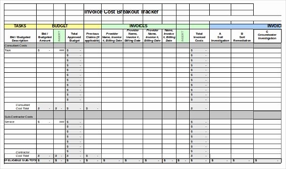 Payment Tracker Excel Template Fresh 8 Invoice Tracking Templates – Free Sample Example