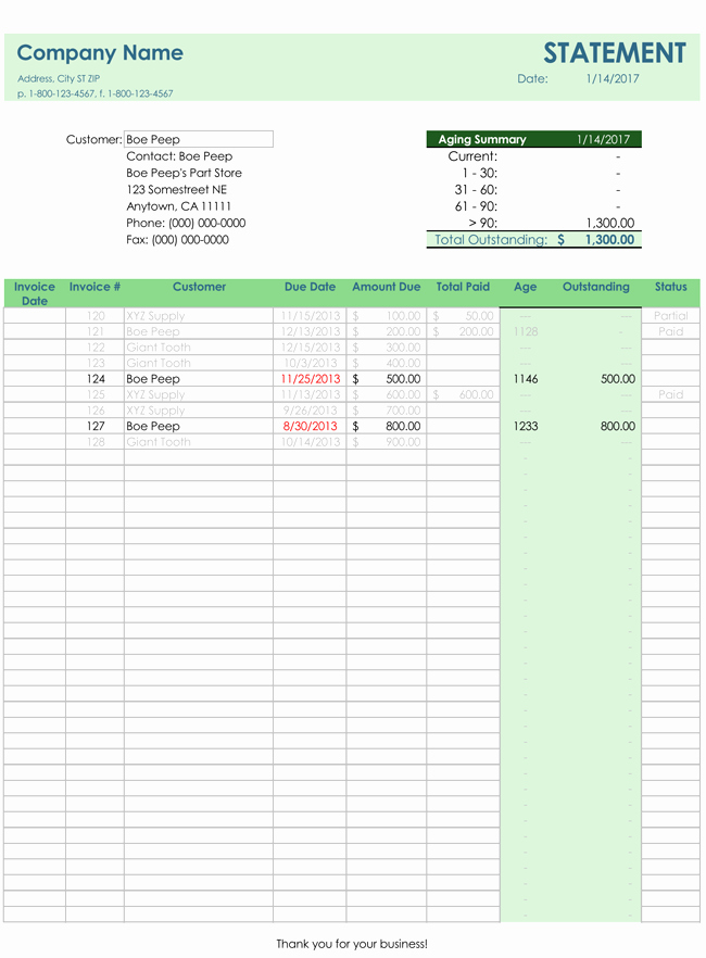 Payment Tracker Excel Template Lovely Invoice Tracker Template Track Invoices with Payment Status
