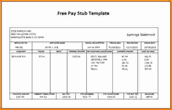 Payroll Check Printing Template Best Of Free Printable Pay Stubs Line
