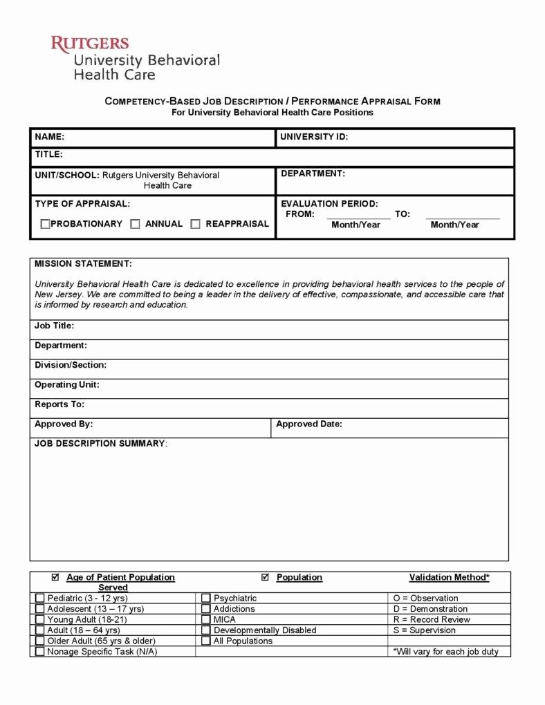 Performance Evaluation form Template Luxury 10 Free Appraisal Template Samples Examples formats