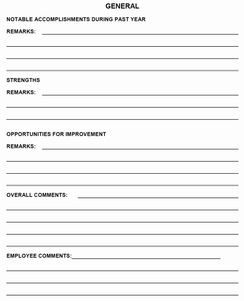 Performance Evaluation form Template Luxury Performance Appraisal forms the Good the Bad and the