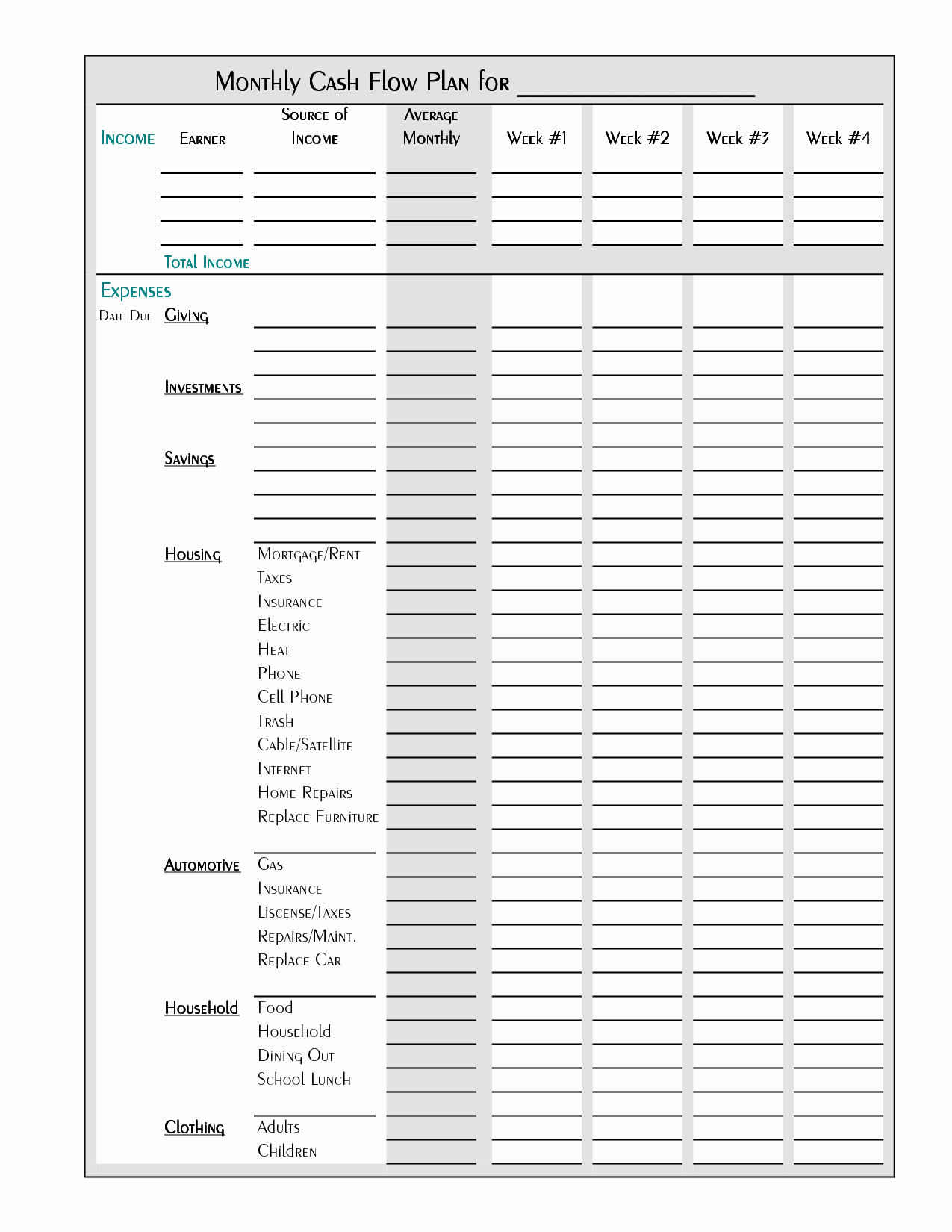 Personal Financial Planner Template New Personal Financial Planning Worksheets and Free Printable