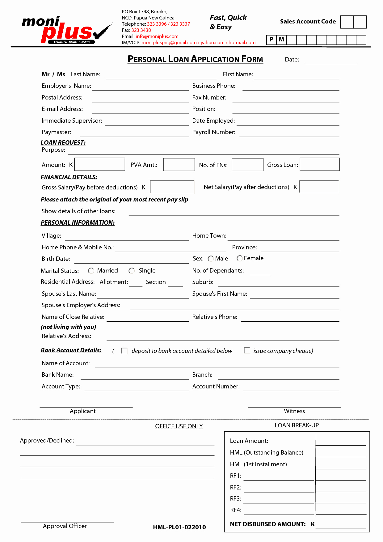 Personal Loan Contract Template Free Inspirational Free Printable Personal Loan Contract form Generic