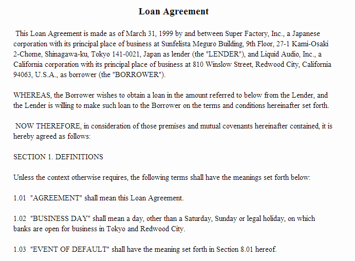 Personal Loan Contract Template Lovely 12 Best Of Sample Loan Agreement Between Friends