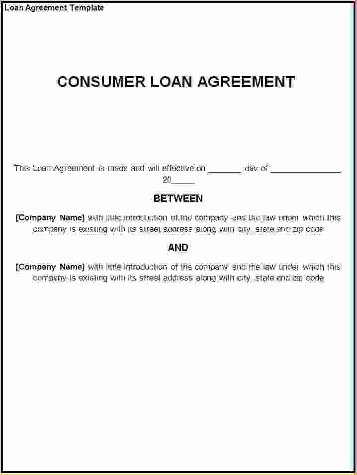 Personal Loan Document Template Luxury 5 Sample Personal Loan Agreementreport Template Document