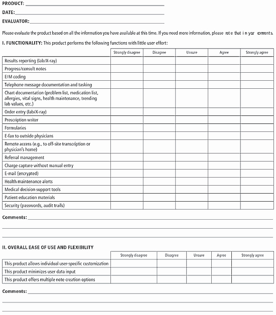 Personal Medical Record Template Awesome How to Select An Electronic Health Record System Fpm