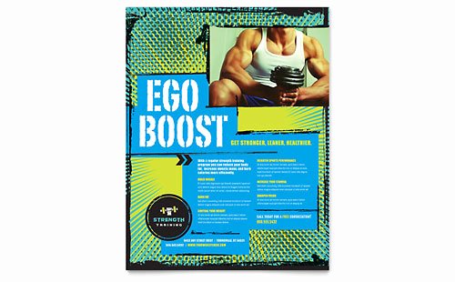 Personal Trainer Flyer Template Awesome Personal Training Leaflet Templates