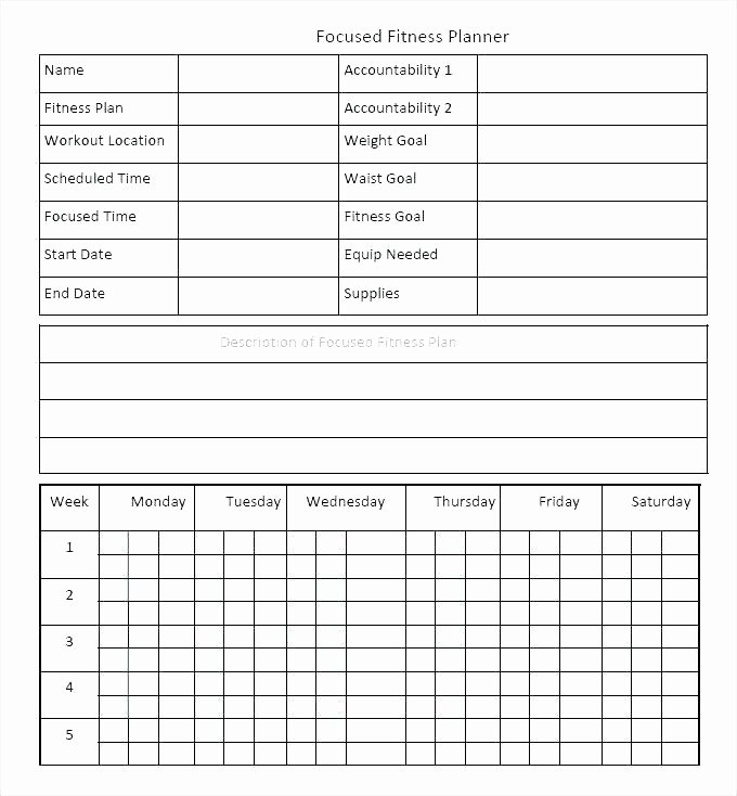 Personal Trainer Workout Plan Template Fresh Personal Trainer Program Template Workout Schedule Log