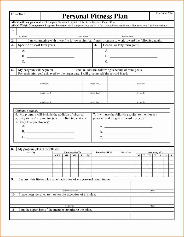 Personal Training Programme Template Best Of Personal Training Tracking Sheet