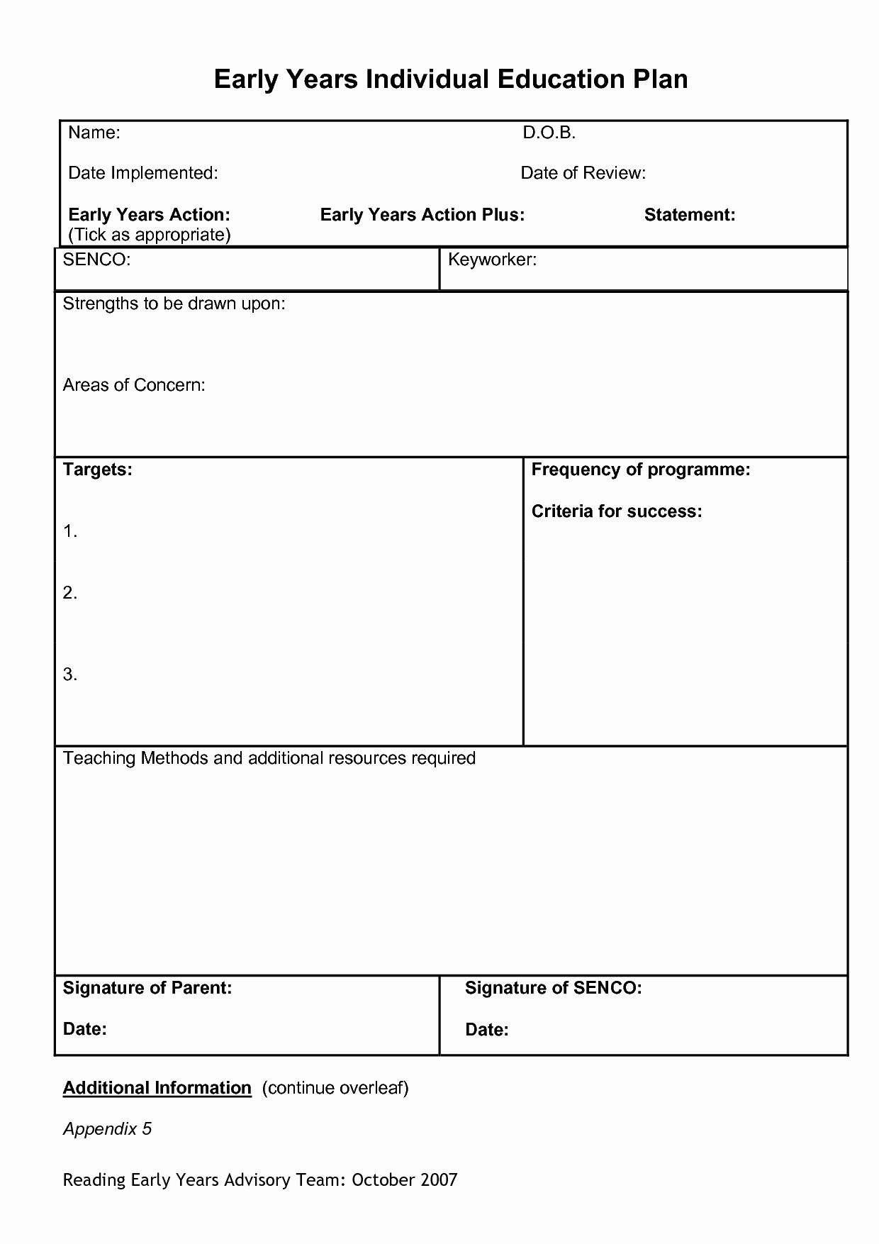 Personalised Learning Plan Template Best Of Education Templates