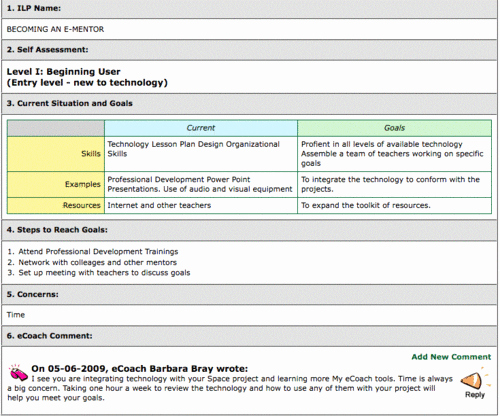 Personalized Learning Plan Template New Examples Ecoaching