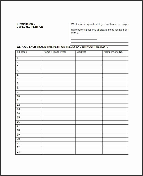 Petition Template Microsoft Word Fresh 10 Petition Template Free Cost Sampletemplatess