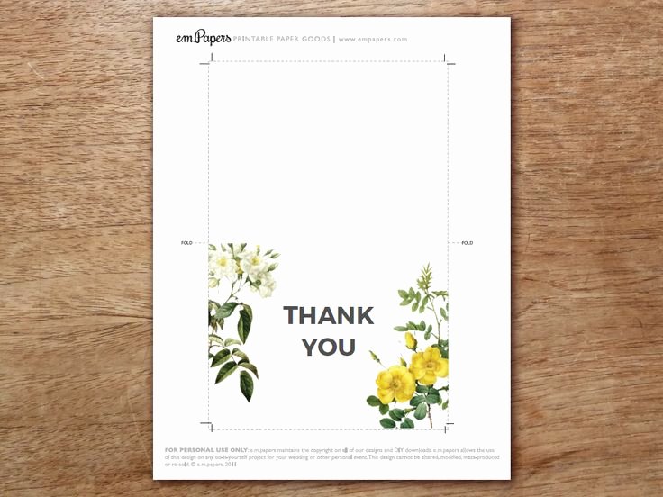 Photo Thank You Card Template Elegant Best 25 Thank You Card Template Ideas On Pinterest
