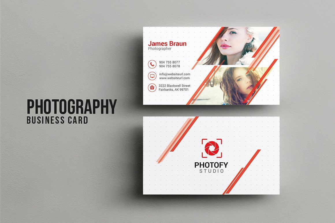 Photographer Business Card Template New Graphy Business Card Business Card Templates
