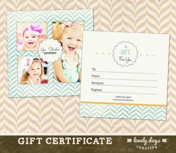 Photography Gift Certificate Template Free Awesome Graphy Gift Certificate Template for Professional