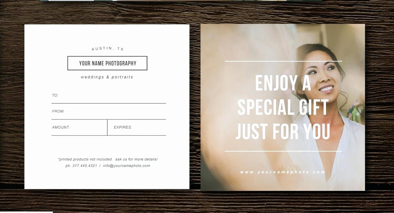 Photography Gift Certificate Template Free Lovely Template Graphy Voucher Template
