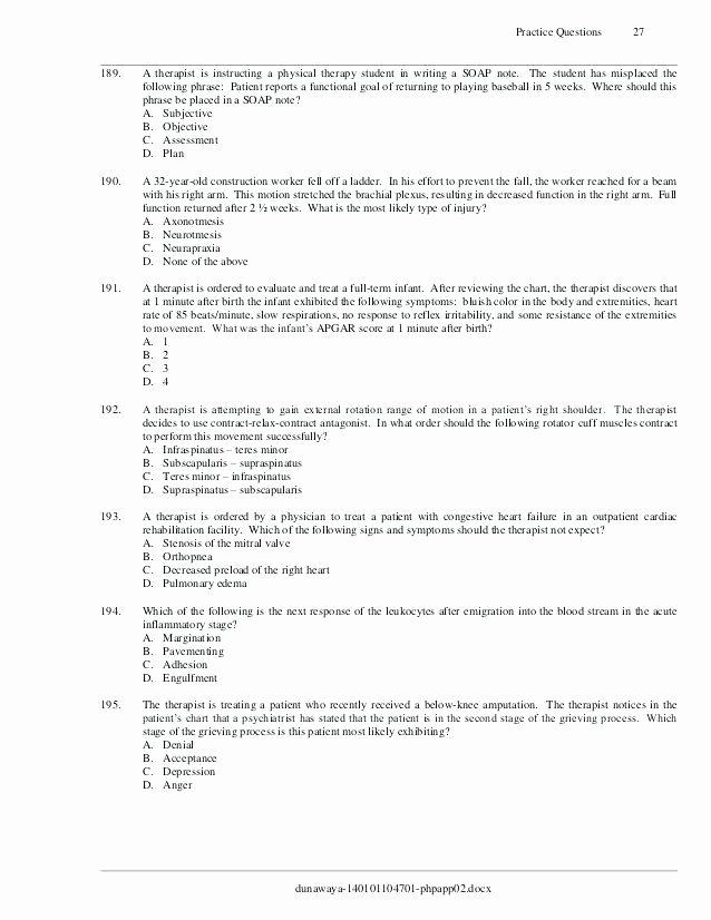 Physical therapy Daily Note Template Elegant soap Note Example Counseling Pt Sample – Template Gbooks