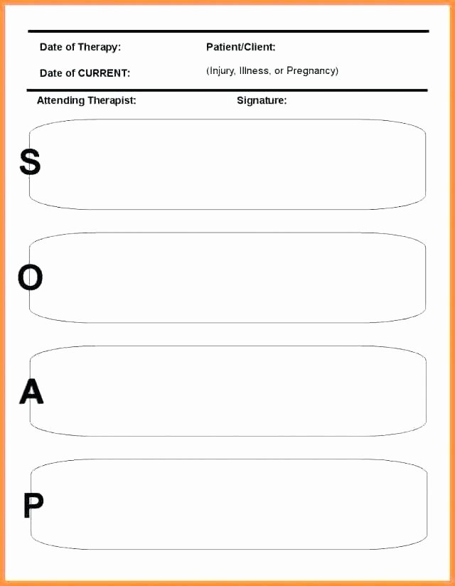 Physical therapy soap Note Template Fresh Counseling Progress Note Template – Azserverfo