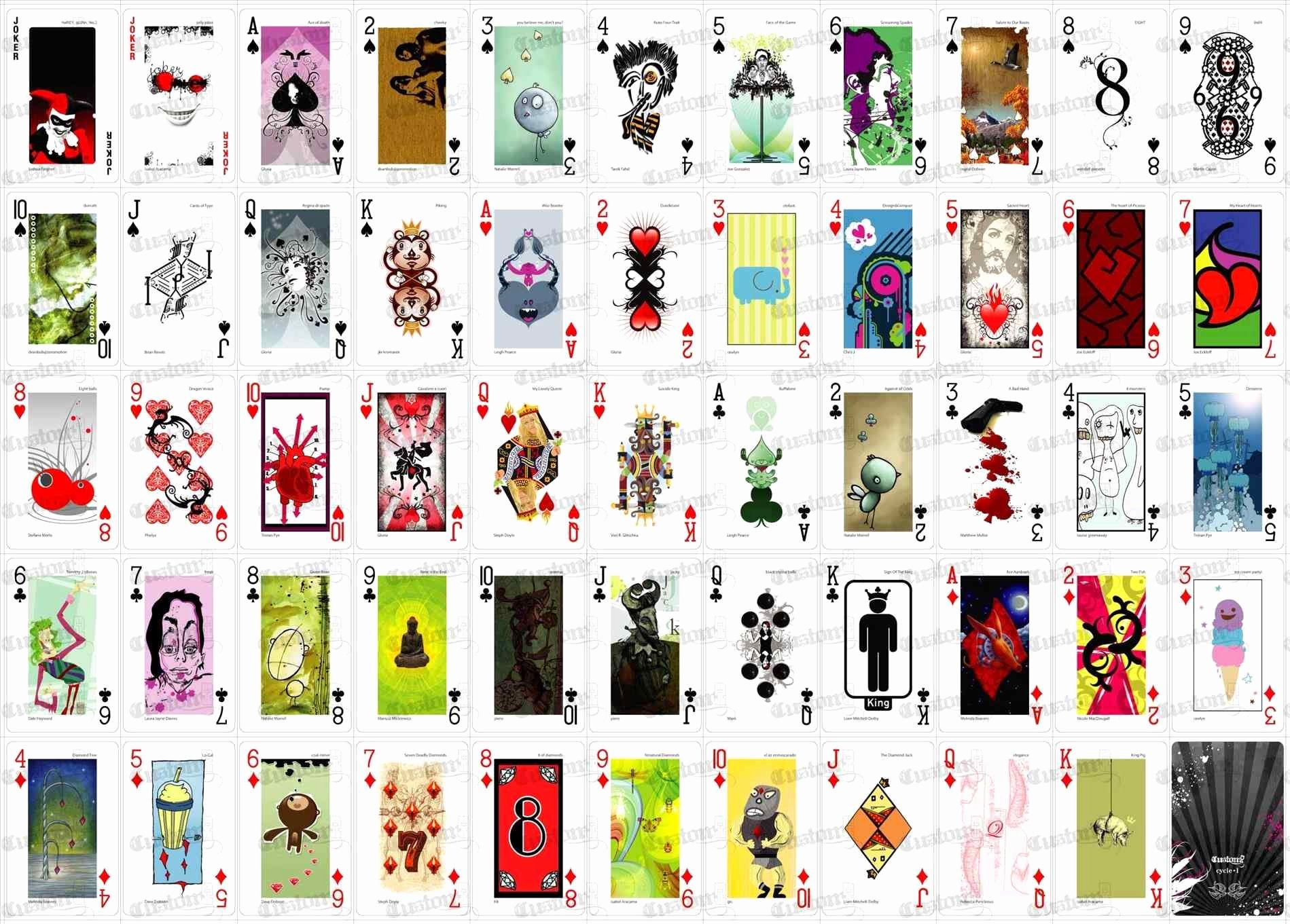 Playing Card Design Template Best Of Cool Card Deck Designs Arch Dsgn