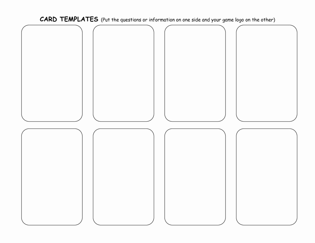 Playing Card Design Template Luxury Card Templates