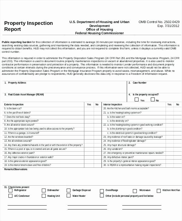 Plumbing Inspection Report Template New Home Inspection Checklist Template Free Design Ideas