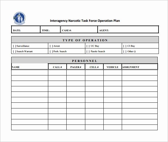 Police Operational Plan Template Luxury 17 Operational Plan Templates Pdf Doc