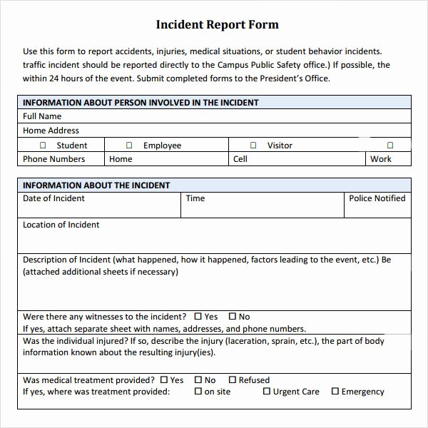 Police Report Template Pdf Unique 5 Sample Police Reports