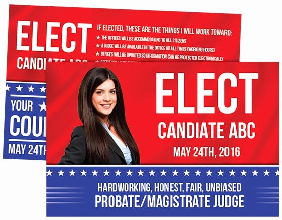 Political Palm Card Template Unique Political Postcards Political Marketing