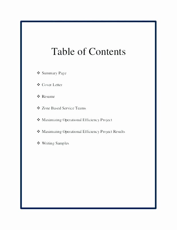 Portfolio Table Of Contents Template Best Of Portfolio Table Of Contents Layout – Davidbodner
