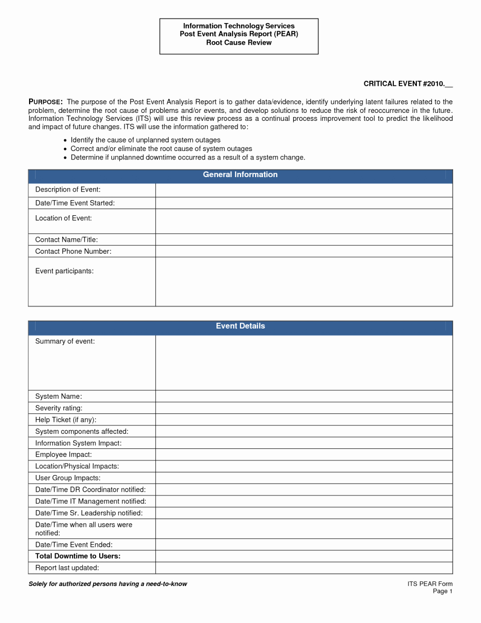 Post event Report Template Unique event Report Template Word Write An Step Version Business