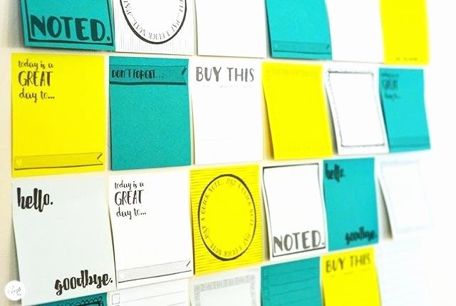 Post It Note Printing Template Inspirational Printing Post It Notes Word Template Full Size