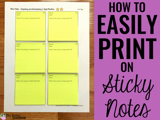 Post It Note Printing Template Lovely How to Easily Print On Sticky Notes