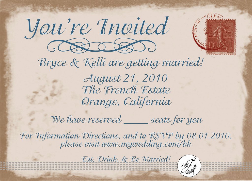 Postcard Wedding Invitations Template New Postcard Wedding Invitation Template