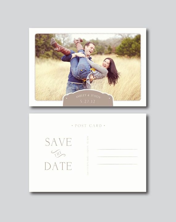 Postcards Save the Date Template Unique Save the Date Postcard Graphy Template Engagement